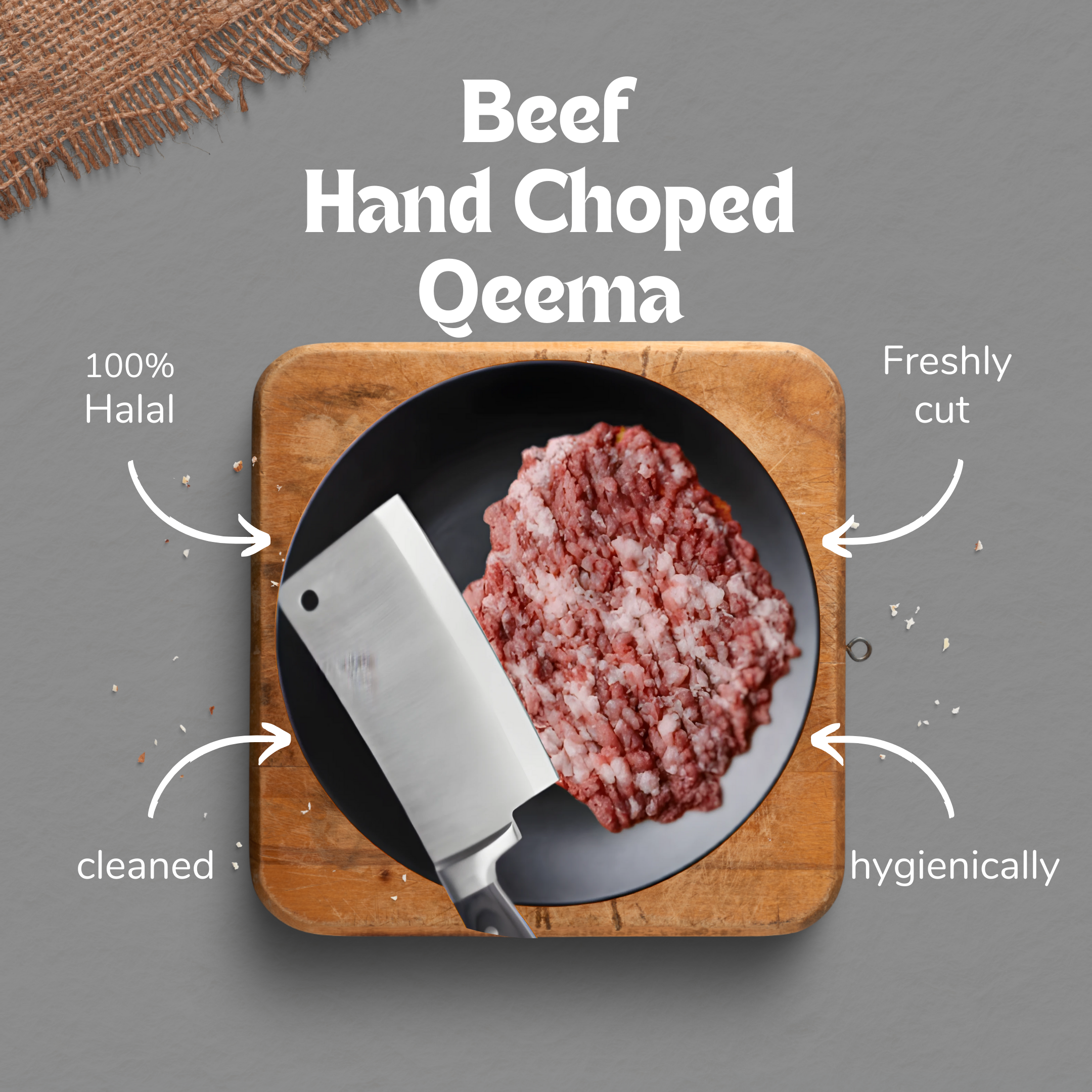 Beef Hand Chopped Qeema
